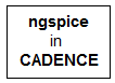 ngspice in CADENCE https://sourceforge.net/projects/imepspiceinterface