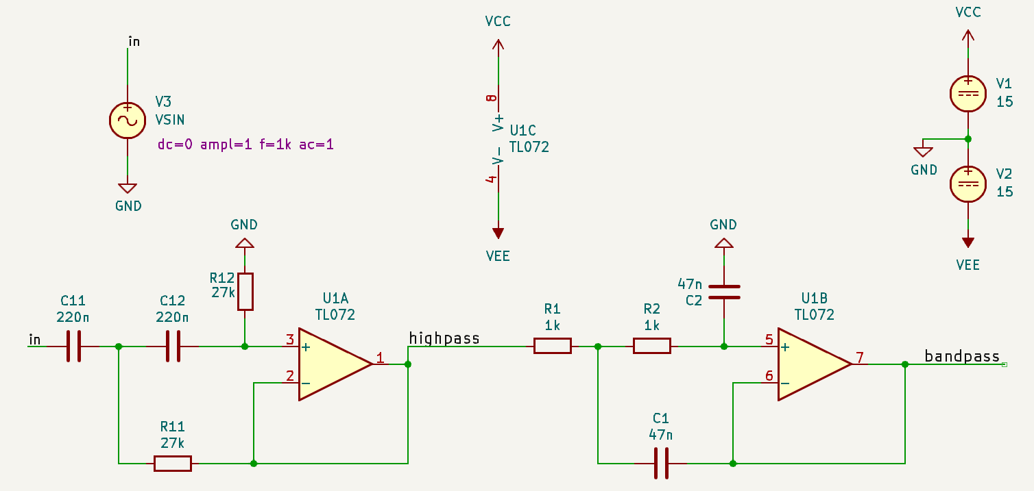 Bandpass filter