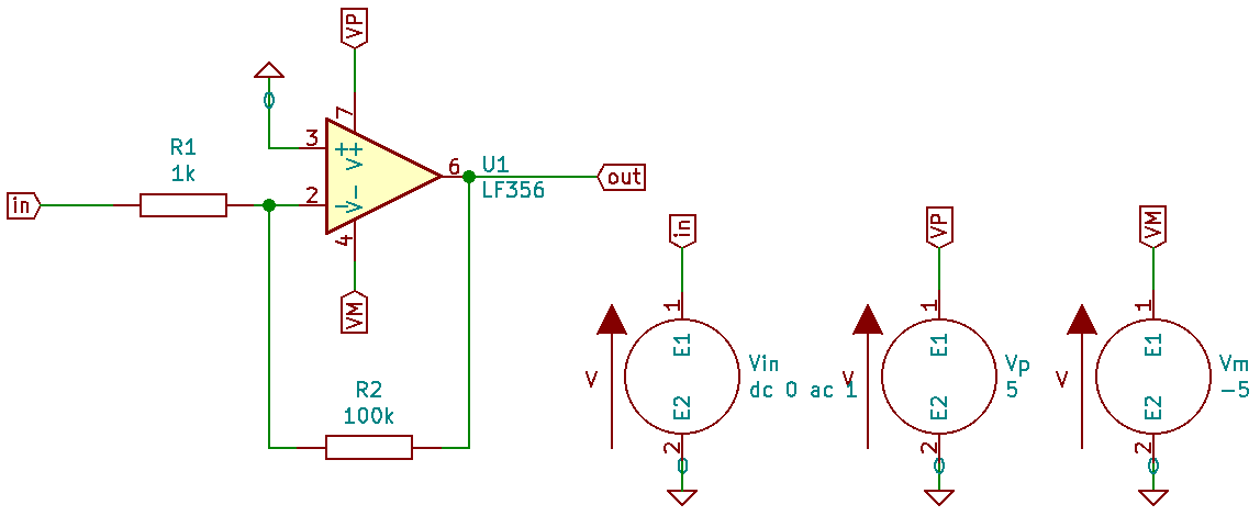 OpAmp amplifier
